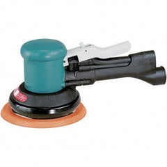Dynabrade - 12,000 OPM, 23 CFM Air Consumption, Palm Air Orbital Sander - Round Pad, 1/4 NPT Inlet - Benchmark Tooling