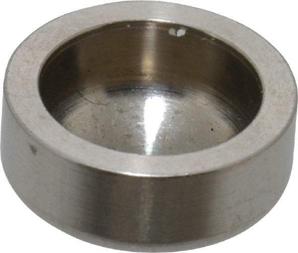 VNE - 1/2", Unpolished Style, Sanitary Stainless Steel Pipe End Cap - Butt Weld Connection, Grade 316L - Benchmark Tooling