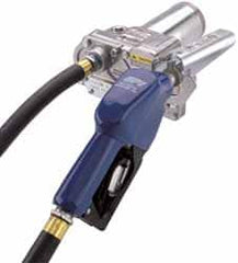 GPI - 15 GPM, 3/4" Hose Diam, Pump - 1" Inlet, 3/4" Outlet, 12 VDC, 12' Hose Length, 1/5 hp - Benchmark Tooling