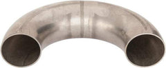 VNE - 2", Unpolished Style, Sanitary Stainless Steel Pipe 180° U Bend - Butt Weld x Butt Weld Connection, Grade 316L - Benchmark Tooling