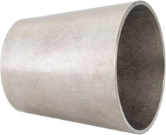 VNE - 2 x 1-1/2", Unpolished Style, Sanitary Stainless Steel Pipe Concentric Reducer - Butt Weld x Butt Weld Connection, Grade 316L - Benchmark Tooling