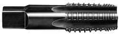 OSG - 1 - 11-1/2 NPT, 5 Flutes, Oxide Finish, High Speed Steel, Interrupted Thread Pipe Tap - 1-1/8 Inch Shank Diameter, 1-1/8 Inch Shank Diameter, 1-3/4 Inch Thread Length, 0.84 Inch Square Size, Regular Hook, Modified Bottoming Chamfer - Benchmark Tooling