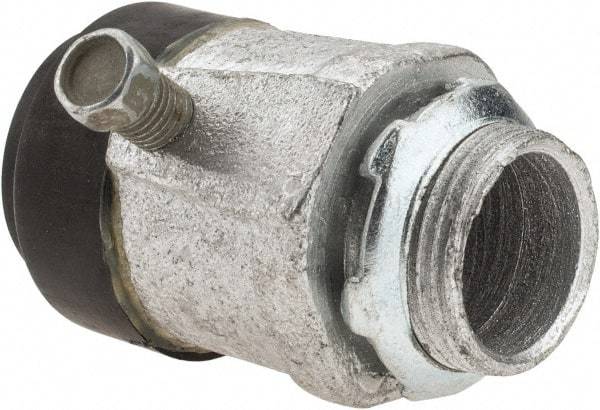 Cooper Crouse-Hinds - 3/4" Trade, Malleable Iron Set Screw Straight Rigid/Intermediate (IMC) Conduit Connector - Noninsulated - Benchmark Tooling