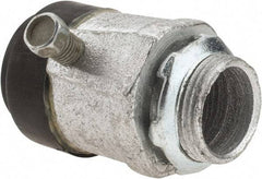 Cooper Crouse-Hinds - 3/4" Trade, Malleable Iron Set Screw Straight Rigid/Intermediate (IMC) Conduit Connector - Noninsulated - Benchmark Tooling