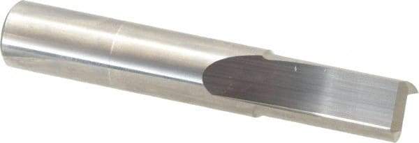 Onsrud - 1/2" Diam, 1/2" Shank Diam, 1" Length of Cut, 2 Flute Double Edge Straight Router Bit - 3" Overall Length, Left Hand Cut, Solid Carbide - Benchmark Tooling