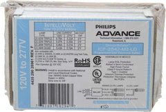 Philips Advance - 1 or 2 Lamp, 120-277 Volt, 0.21 to 0.78 Amp, 0 to 39, 40 to 79 Watt, Programmed Start, Electronic, Nondimmable Fluorescent Ballast - 0.80, 0.85, 0.93, 0.94, 0.95, 0.96, 0.97, 0.98, 1.00 Ballast Factor - Benchmark Tooling