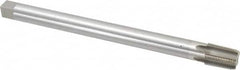 Interstate - 3/4-14 NPT, 5 Flute, Plug Chamfer, Bright Finish, High Speed Steel, Extension Pipe Tap - 12" OAL, 29/32" Shank Diam, 1-3/8" Thread Length, 0.679" Square Size - Exact Industrial Supply