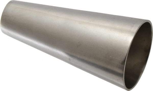 VNE - 2 x 1", Unpolished Style, Sanitary Stainless Steel Pipe Concentric Reducer - Butt Weld x Butt Weld Connection, Grade 304 - Benchmark Tooling