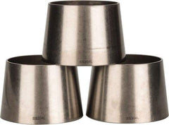 VNE - 3 x 2-1/2", Unpolished Style, Sanitary Stainless Steel Pipe Concentric Reducer - Butt Weld x Butt Weld Connection, Grade 304 - Benchmark Tooling