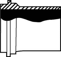 VNE - 2", John Perry Style, Sanitary Stainless Steel Pipe Long Welding Ferrule - Plain x Plain Connection, Grade 316L - Benchmark Tooling