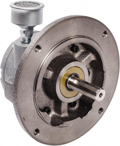 Gast - 1.7 hp Reversible Flange Air Actuated Motor - 0:00 Gear Ratio, 3,000 Max RPM, 1.181" Shaft Length - Benchmark Tooling