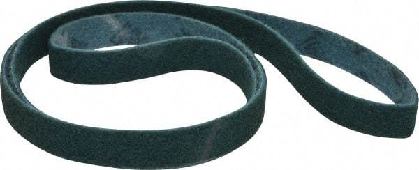 3M - 1" Wide x 64" OAL, Aluminum Oxide Abrasive Belt - Aluminum Oxide, Very Fine, Nonwoven, Series SC-BL - Benchmark Tooling