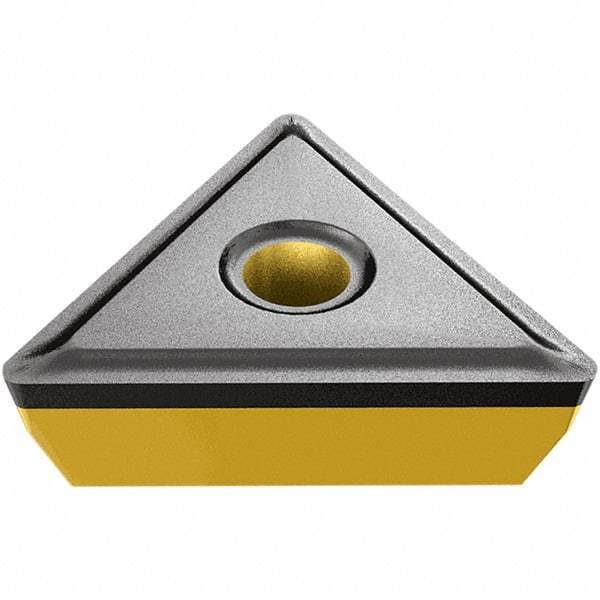 Iscar - CCMT3-0 Grade IC20N Carbide Turning Insert - Uncoated, 80° Diamond, 3/8" Inscr Circle, 5/32" Thick, 0.0079" Corner Radius - Benchmark Tooling