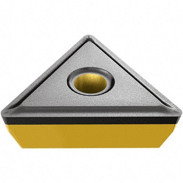 Iscar - TPMR731 Grade IC9250 Carbide Turning Insert - TiCN/Al2O3/TiN Finish, 60° Triangle, 7/32" Inscr Circle, 3/32" Thick, 1/64" Corner Radius - Benchmark Tooling