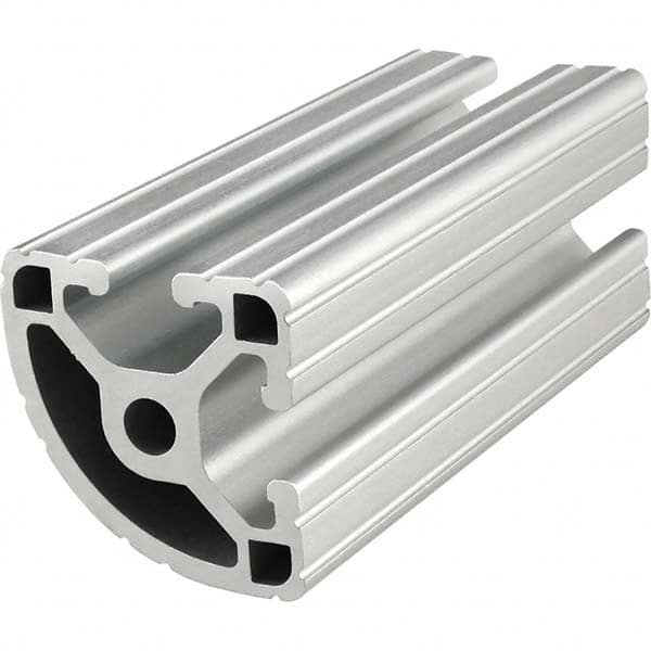 80/20 Inc. - 1-1/2" Wide x 1-1/2" High x 145" Long Open Shelving Round Extrusion Bar - Benchmark Tooling