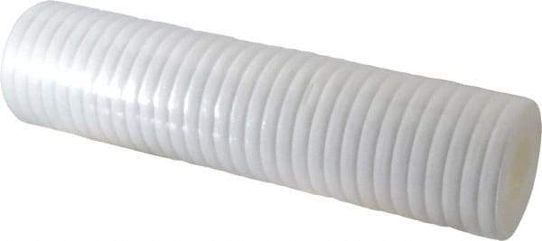 Parker - 2-1/2" OD, 1µ, Polyolefin Thermal Bonded Cartridge Filter - 10" Long - Benchmark Tooling