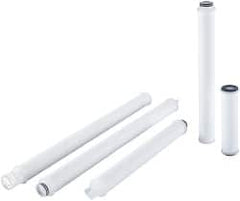 Parker - 2-1/2" OD, 30µ, Polypropylene Pleated-Melt Blown & Spun Bonded Cartridge Filter - 10" Long - Benchmark Tooling