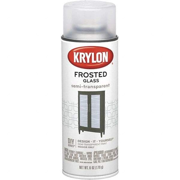 Krylon - Frosted Glass (Color), Frosted, Glass Frosting Spray Paint - 6 oz Container - Benchmark Tooling