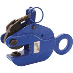 Vestil - 6,000 Lbs. Load Capacity Positive Locking Plate Clamp - 1-1/2 Inch Max Thickness, 3-1/4 Inch Throat Depth and 1.9 Inch Bale Opening - Benchmark Tooling