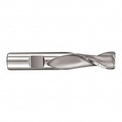 SGS - 1", 2 Flute, Single End, Solid Carbide, 0.09" Corner Radius End Mill - 4" OAL, 30° Helix, Right Hand Flute, 1-1/2" LOC, Right Hand Cut - Benchmark Tooling