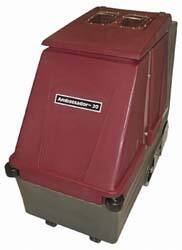 Minuteman - 20" Cleaning Width, 105" Water Lift, Walk Behind Carpet Extractor - 100 CFM Air Flow, 2 hp, 25 Gal Tank Capacity, 25 Gal Tank Recovery Capacity, 100 Pump psi - Benchmark Tooling