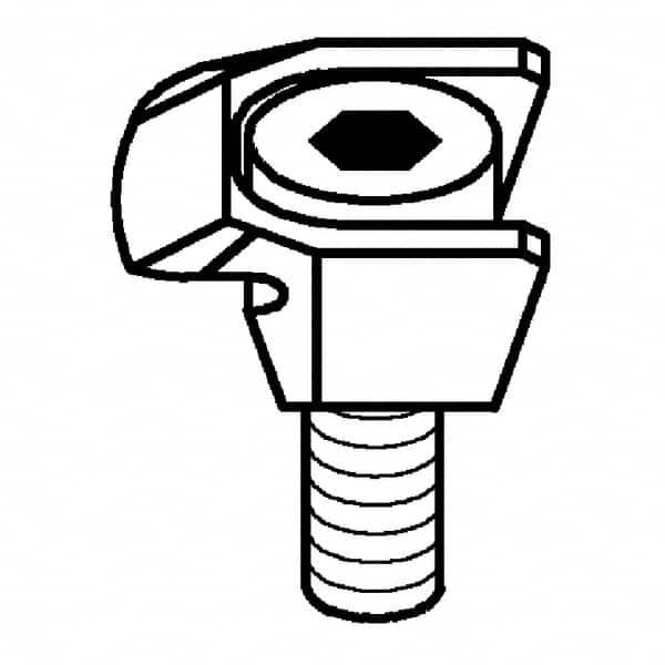 Kennametal - Hex Socket Cap Screw for Indexables - M6x1.0 Thread - Benchmark Tooling