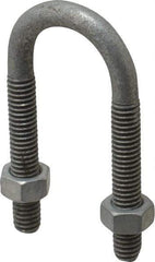 Cooper Crouse-Hinds - Malleable Iron Rigid U-Bolts - 1/2" Rigid, Electrogalvanized Finish - Benchmark Tooling