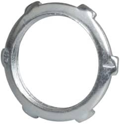 Cooper Crouse-Hinds - 1" Trade, Steel Threaded Rigid/Intermediate (IMC) Conduit Locknut - Noninsulated - Benchmark Tooling