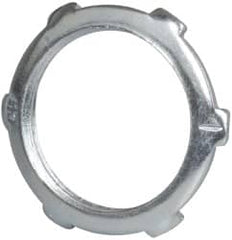 Cooper Crouse-Hinds - 1" Trade, Steel Threaded Rigid/Intermediate (IMC) Conduit Locknut - Noninsulated - Benchmark Tooling