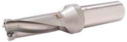 Kennametal - 112mm Max Drill Depth, 2.5xD, 45mm Diam, Indexable Insert Drill - 2 Inserts, 50mm Shank Diam, Whistle Notch Shank - Benchmark Tooling