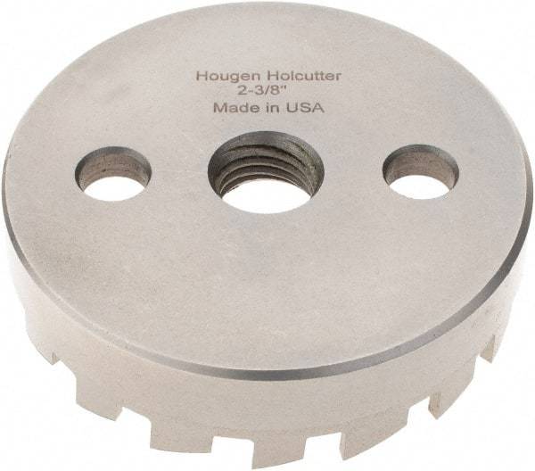 Hougen - 2-3/8" Diam, 1/8" Cutting Depth, Hole Saw - High Speed Steel Saw, Toothed Edge - Benchmark Tooling