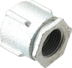 Cooper Crouse-Hinds - 1/2" Trade, Malleable Iron Threaded Rigid/Intermediate (IMC) Conduit Coupling - Noninsulated - Benchmark Tooling