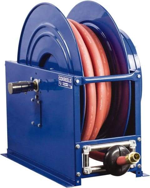 CoxReels - 100' Spring Retractable Hose Reel - 300 psi, Hose Included - Benchmark Tooling