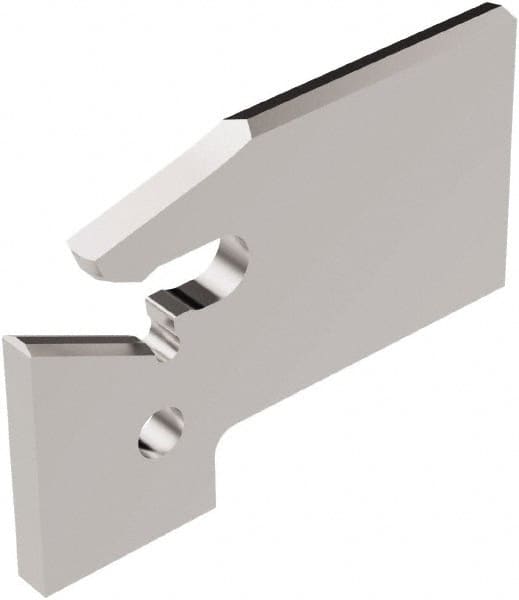 Seco - 0.61" Blade Height, 0.134" Blade Width, 1.303" OAL, Left Hand Cut, Single End Indexable Cut-Off Blade - 150.10A Blade, 150.10 Series - Benchmark Tooling