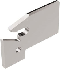 Seco - 0.61" Blade Height, 0.134" Blade Width, 1.303" OAL, Right Hand Cut, Single End Indexable Cut-Off Blade - 150.10A Blade, 150.10 Series - Benchmark Tooling