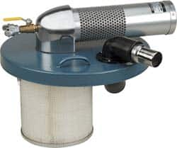 Guardair - Air Powered Wet/Dry Drum Vacuum Head - 2" Vacuum Hose Fitting, Use with 30 Gal Models - Benchmark Tooling