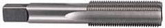 Interstate - 2-20 UNS 6 Flute Bright Finish High Speed Steel Straight Flute Standard Hand Tap - Bottoming, Right Hand Thread, H4 Limit, Oversize - Exact Industrial Supply