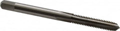 Interstate - #10-30 UNS 3B 4 Flute Bright Finish High Speed Steel Straight Flute Standard Hand Tap - Plug, Right Hand Thread, 2-3/8" OAL, H3 Limit, Oversize - Exact Industrial Supply