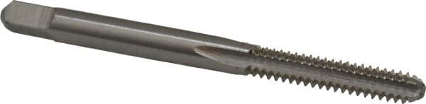 Interstate - 3/16-24 UNS 3B 4 Flute Bright Finish High Speed Steel Straight Flute Standard Hand Tap - Bottoming, Right Hand Thread, 2-3/8" OAL, H3 Limit, Oversize - Exact Industrial Supply