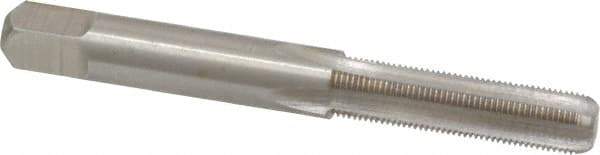 Interstate - 9/32-40 UNS 3B 4 Flute Bright Finish High Speed Steel Straight Flute Standard Hand Tap - Bottoming, Right Hand Thread, 2-23/32" OAL, H2 Limit, Oversize - Exact Industrial Supply