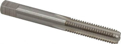 Interstate - 5/16-20 UNS 3B 4 Flute Bright Finish High Speed Steel Straight Flute Standard Hand Tap - Bottoming, Right Hand Thread, 2-23/32" OAL, H3 Limit, Oversize - Exact Industrial Supply
