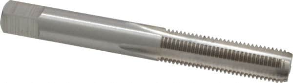 Interstate - 5/16-27 UNS 3B 4 Flute Bright Finish High Speed Steel Straight Flute Standard Hand Tap - Bottoming, Right Hand Thread, 2-23/32" OAL, H3 Limit, Oversize - Exact Industrial Supply