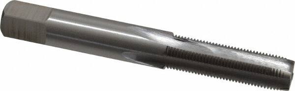 Interstate - 11/32-32 UNS 3B 4 Flute Bright Finish High Speed Steel Straight Flute Standard Hand Tap - Plug, Right Hand Thread, 2-15/16" OAL, H3 Limit, Oversize - Exact Industrial Supply