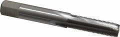 Interstate - 11/32-32 UNS 3B 4 Flute Bright Finish High Speed Steel Straight Flute Standard Hand Tap - Plug, Right Hand Thread, 2-15/16" OAL, H3 Limit, Oversize - Exact Industrial Supply