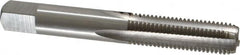 Interstate - 3/8-20 UNS 3B 4 Flute Bright Finish High Speed Steel Straight Flute Standard Hand Tap - Bottoming, Right Hand Thread, 2-15/16" OAL, H3 Limit, Oversize - Benchmark Tooling