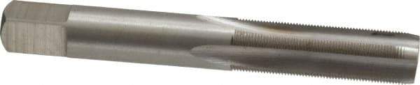 Interstate - 3/8-48 UNS 3B 4 Flute Bright Finish High Speed Steel Straight Flute Standard Hand Tap - Plug, Right Hand Thread, 2-15/16" OAL, H3 Limit, Oversize - Exact Industrial Supply