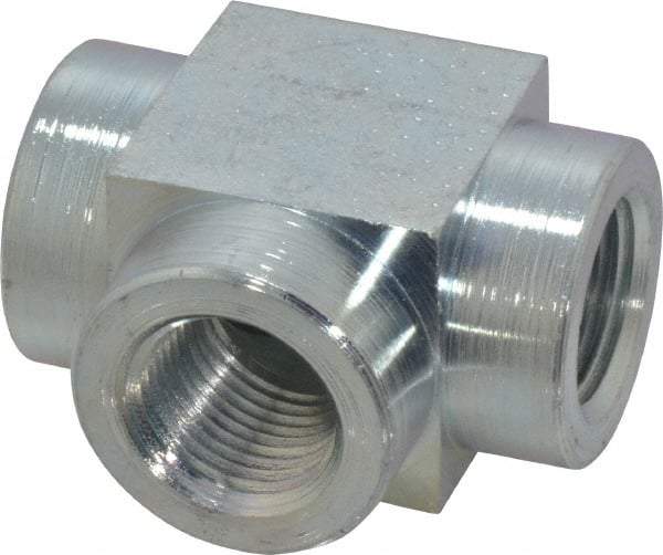 Enerpac - 3/8 NPTF Hydraulic Hose Tee - 10,000 psi - Benchmark Tooling