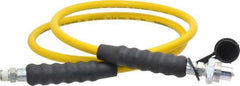 Enerpac - 1/4" Inside Diam x 3/8 NPT 6' Hydraulic Pump Hose - 10,000 psi, CH-604 Opposite End, Thermoplastic - Benchmark Tooling