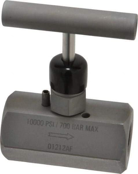 Enerpac - 3/8-18 Inlet Hydraulic Control Valve - 10,000 psi, 3-1/2" High x 1.87" Wide x 2.38" Long - Benchmark Tooling