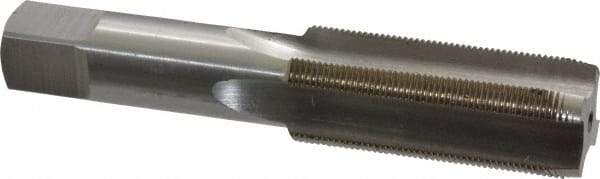 Interstate - 1-20 UNEF 3B 4 Flute Bright Finish High Speed Steel Straight Flute Standard Hand Tap - Plug, Right Hand Thread, 5-1/8" OAL, H4 Limit, Oversize - Exact Industrial Supply